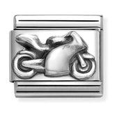 Nomination Composable Classic Link 330101/69 Motorbike in 925 Silver